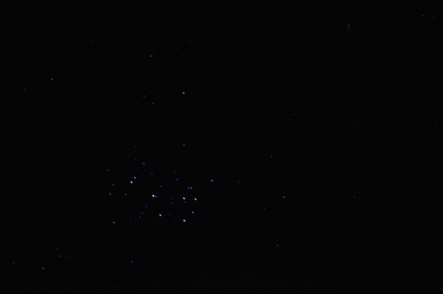 Nocne niebo, widok na plejady #niebo #krajobraz #nikon #gwiazdy #tamron #passiv #airking