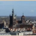 Gdańsk-widok z Góry Gradowej na kościół św.Katarzyny #namalowane #przeróbki #inaczej #miasto #Gda