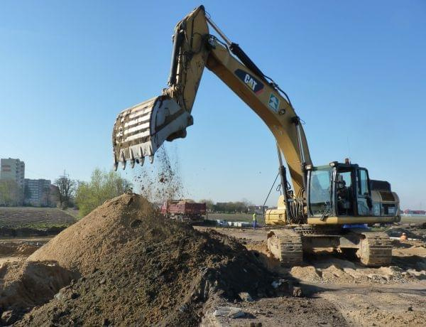 Budowa autostrady A2 -Piastów