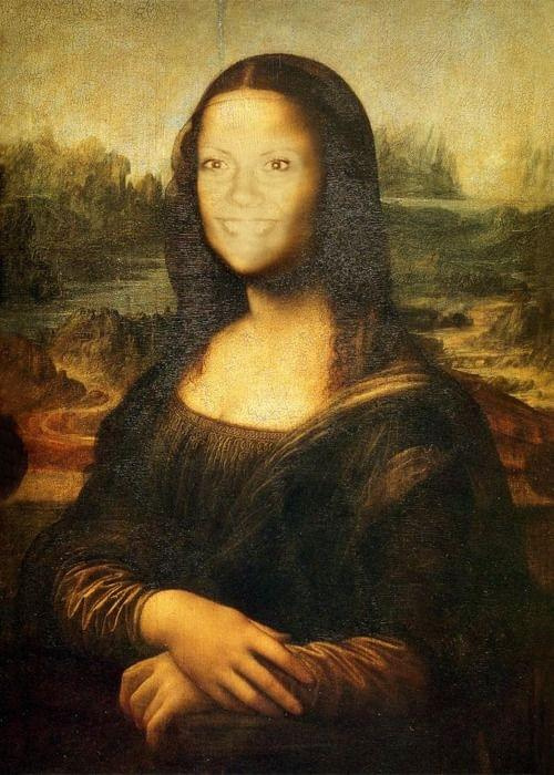Mona Lisa współcześnie:)