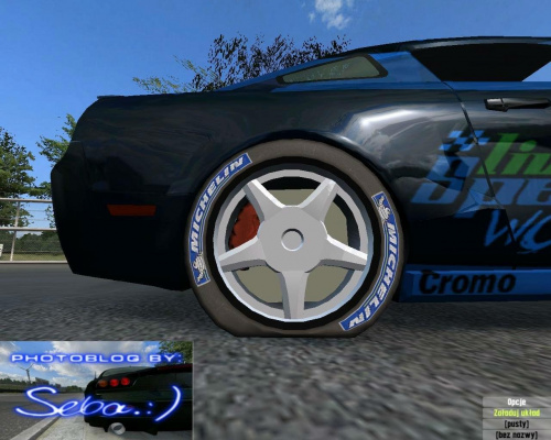 Shelby GT500- spalone kapcie ;) #for #fraps #gra #gry #live #speed #windows