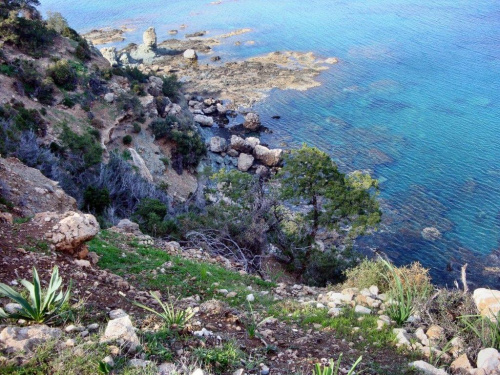 Cypr-Akamas #MorzeSrodziemne #wybrzeze #skaly
