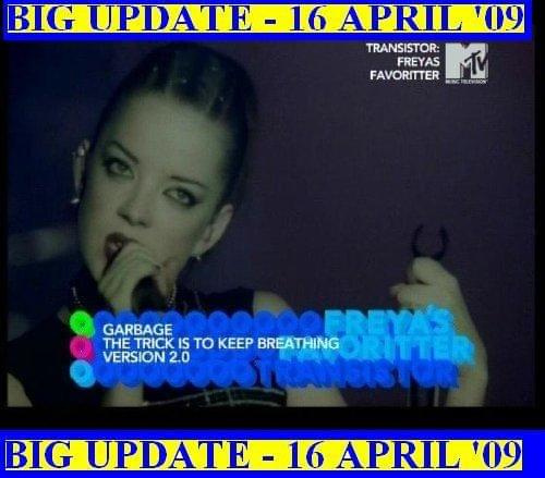 Update 12.03.2009: Classics Clips on MTV Denmark, MTV NL, MTV Romania, MTV Europe, MTV Base UK, MTV Hits UK,
MTV Dance!