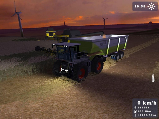 Claas Xerion Kaweco Auflieger #Claas #Xerion #Kaweco #Auflieger #LandwirtschaftsSimulator2009 #Landwirtschafts #Simulator