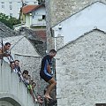 Mostar-skoki do Neretwy #Bałkany #podróże #wakacje #Mostar #BośniaIHercegowina